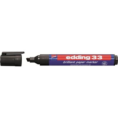 Edding, Marqueur, 33 Brilliant P.Marker sw 10er (10x) Edding, Marqueur, 33 Brilliant P.Marker sw 10er (10x)