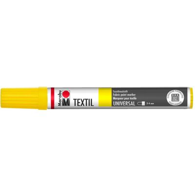 Marabu, Marqueur, Marqueur textile "Textil Painter", jaune (1x) Marabu, Marqueur, Marqueur textile "Textil Painter", jaune (1x)