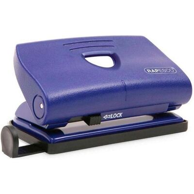 Rapesco Perforatrice, 810-P 2-fach Locher 12 Blatt Kapazität, Blau Rapesco Perforatrice, 810-P 2-fach Locher 12 Blatt Kapazität, Blau