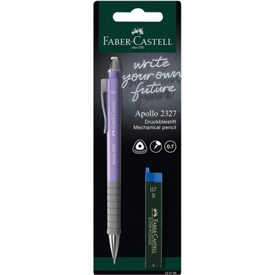 Faber-Castell, Crayon à papier + critérium, Porte-mines Apollo (0.70 mm, B, 1x) Faber-Castell, Crayon à papier + critérium, Porte-mines Apollo (0.70 mm, B, 1x)