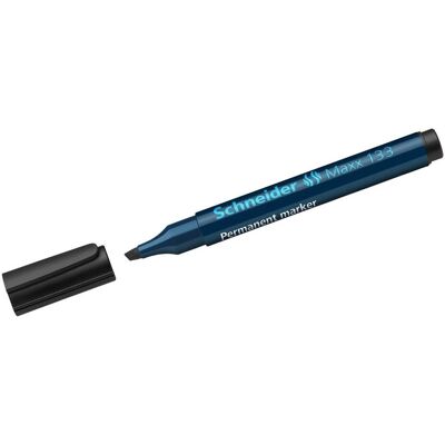 Schneider, Marqueur, 10 Marqueurs permanents Maxx 133 noirs 1,0 - 4,0 mm (10x) Schneider, Marqueur, 10 Marqueurs permanents Maxx 133 noirs 1,0 - 4,0 mm (10x)