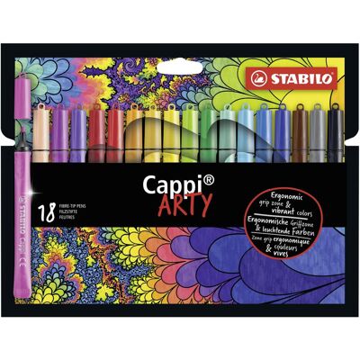 STABILO Cappi ARTY Stylo Feutre Multicolore - Stylo STABILO Cappi ARTY Stylo Feutre Multicolore - Stylo