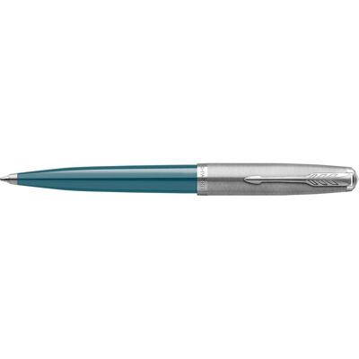 Parker Stylo, Stylo à bille 51 Teal C.C. M (1x) Parker Stylo, Stylo à bille 51 Teal C.C. M (1x)