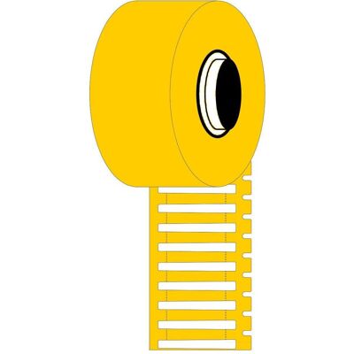 Brady, Rouleau d’étiquettes, M7-23x4.4-7696-YL, Durasleeve(R), porte-fils pour marqueurs solides, vinyle, jaune, brillant, 23. (39.67 mm) Brady, Rouleau d’étiquettes, M7-23x4.4-7696-YL, Durasleeve(R), porte-fils pour marqueurs solides, vinyle, jaune, brillant, 23. (39.67 mm)