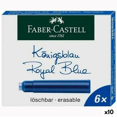Faber-Castell, Cartouche d'impression, 185506 recharge pour stylo Bleu 6 pièce(s) Faber-Castell, Cartouche d'impression, 185506 recharge pour stylo Bleu 6 pièce(s)