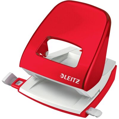 Leitz, Perforatrice, Perforateur 2.5mm AS rouge métallisé Leitz, Perforatrice, Perforateur 2.5mm AS rouge métallisé