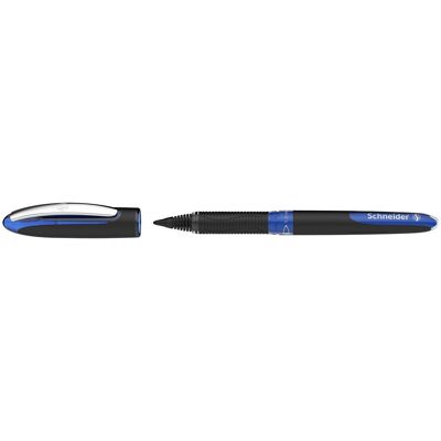Schneider, Stylo, Roller One Sign noir 1,0 mm, Couleur de l'encre : bleu (1x) Schneider, Stylo, Roller One Sign noir 1,0 mm, Couleur de l'encre : bleu (1x)
