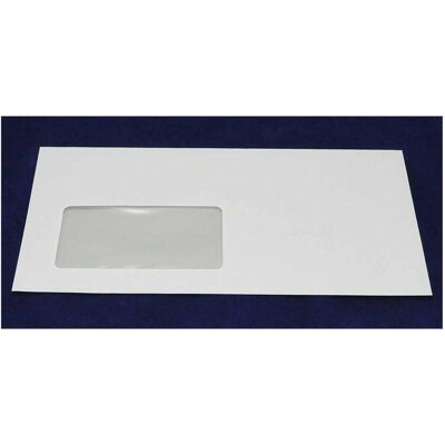 Magni, Enveloppes, Enveloppes DIN long blanc autocollantes avec fenêtre - 250 pièces (DL, 250x) Magni, Enveloppes, Enveloppes DIN long blanc autocollantes avec fenêtre - 250 pièces (DL, 250x)