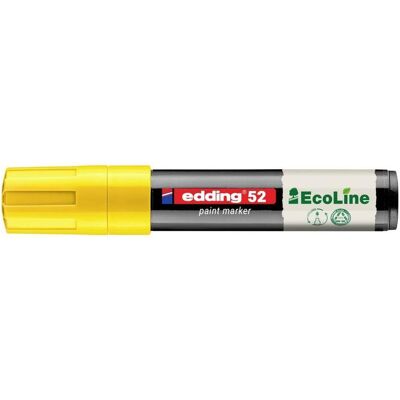 Edding, Marqueur, 52 EcoLine Lackmarker gelb 4,0 - 15,0 mm, 1 St. (1x) Edding, Marqueur, 52 EcoLine Lackmarker gelb 4,0 - 15,0 mm, 1 St. (1x)