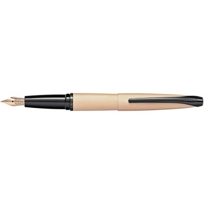 Cross, Stylo, Fountain Pen ATX Or rose avec motif diamant gravé, Fine Nib (1x) Cross, Stylo, Fountain Pen ATX Or rose avec motif diamant gravé, Fine Nib (1x)