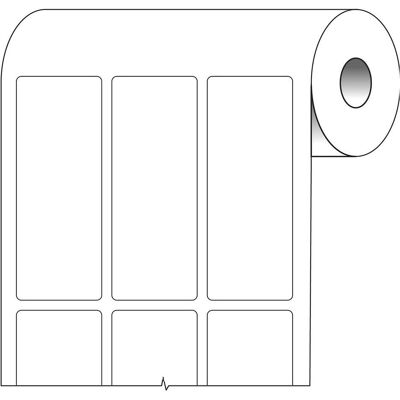 Brady, Rouleau d’étiquettes, BPT-625-499, Tissu nylon, blanc, mat, 25.40 x 66.68 mm, permanent, 3 pistes (1500 E.) (88.20 mm) Brady, Rouleau d’étiquettes, BPT-625-499, Tissu nylon, blanc, mat, 25.40 x 66.68 mm, permanent, 3 pistes (1500 E.) (88.20 mm)