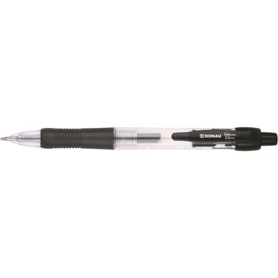 Donau, Stylo, Stylo gel à encre indélébile 0, 5mm, noir Donau, Stylo, Stylo gel à encre indélébile 0, 5mm, noir