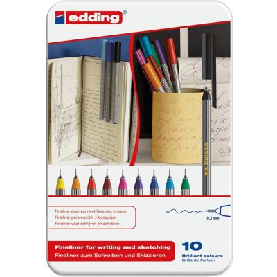 Edding, Écriture + dessin, Stylo (10x) Edding, Écriture + dessin, Stylo (10x)