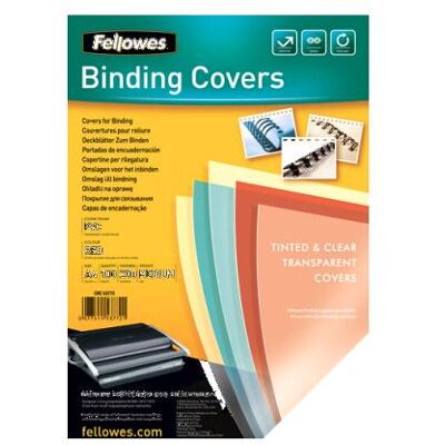 Fellowes Feuille de couverture en PVC, rouge-transparent, Relieuse : accessoires, Rouge, Transparent Fellowes Feuille de couverture en PVC, rouge-transparent, Relieuse : accessoires, Rouge, Transparent