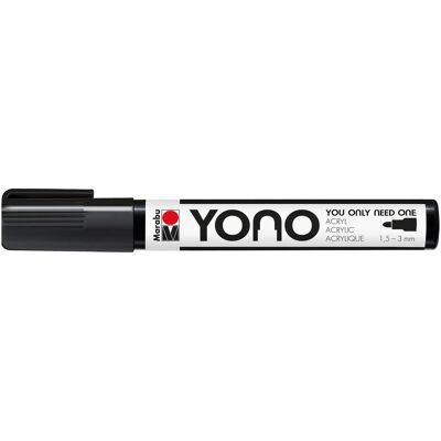 Marabu, Marqueur, Marqueur acrylique YONO 1.5 - 3 mm Noir (1x) Marabu, Marqueur, Marqueur acrylique YONO 1.5 - 3 mm Noir (1x)