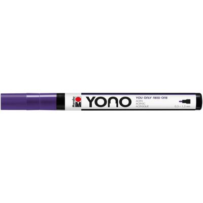 Marabu, Marqueur, Marqueur acrylique YONO 0.5 - 1.5 mm Violet (1x) Marabu, Marqueur, Marqueur acrylique YONO 0.5 - 1.5 mm Violet (1x)