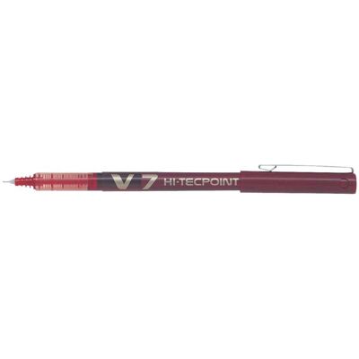 Pilot, Stylo, Roller Hi-Tecpoint V7, rouge (1x) Pilot, Stylo, Roller Hi-Tecpoint V7, rouge (1x)