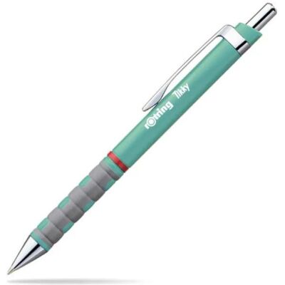 Rotring, Stylo, Stylo à bille Tikky Turquoise M-Bleu 12 pièces (12x) Rotring, Stylo, Stylo à bille Tikky Turquoise M-Bleu 12 pièces (12x)