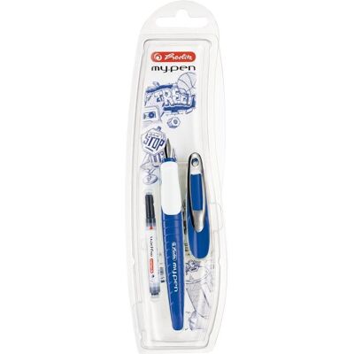 Herlitz, Stylo, Stylo plume scolaire my.pen M-plume /blanc+C106 (1x) Herlitz, Stylo, Stylo plume scolaire my.pen M-plume /blanc+C106 (1x)