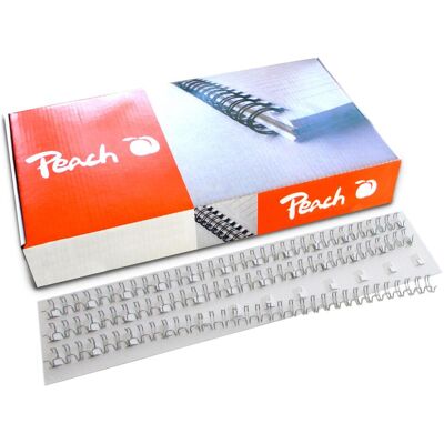 Peach Lien métallique Combi Box PW079-10, Relieuse : accessoires, Argent Peach Lien métallique Combi Box PW079-10, Relieuse : accessoires, Argent