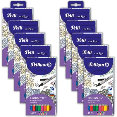 Pelikan Stylo, Fineliner 96 (10x) Pelikan Stylo, Fineliner 96 (10x)