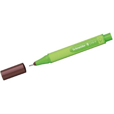 Schneider, Stylo, Fineliner Link-It - Marron foncé (10x) Schneider, Stylo, Fineliner Link-It - Marron foncé (10x)