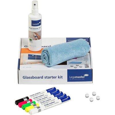 Legamaster, Présentation : accessoires, Starterkit Glasboard 3-teilig Legamaster, Présentation : accessoires, Starterkit Glasboard 3-teilig