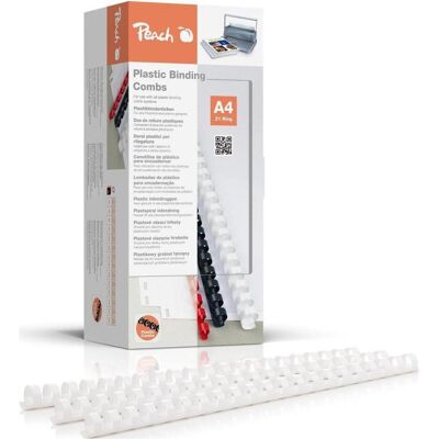Peach Dos du classeur 14mm, Relieuse : accessoires, Blanc Peach Dos du classeur 14mm, Relieuse : accessoires, Blanc