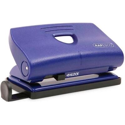Rapesco Perforatrice, 810-P 2-fach Locher 12 Blatt Kapazität, Blau Rapesco Perforatrice, 810-P 2-fach Locher 12 Blatt Kapazität, Blau