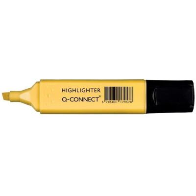 Q-Connect, Marqueur, Surligneur jaune pastel (1x) Q-Connect, Marqueur, Surligneur jaune pastel (1x)