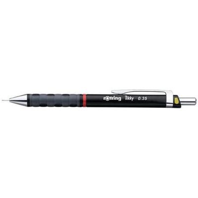 Rotring, Crayon à papier + critérium, Crayon à mine fine Tikky (0.35 mm, HB, 1x) Rotring, Crayon à papier + critérium, Crayon à mine fine Tikky (0.35 mm, HB, 1x)