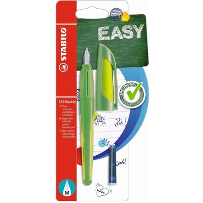 STABILO EASYbuddy Stylo Plume Lime - Outil Scolaire STABILO EASYbuddy Stylo Plume Lime - Outil Scolaire