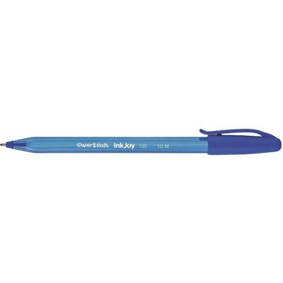 Paper Mate, Stylo, Stylo à bille Inkjoy 100 Cap 1 mm Bleu (50x) Paper Mate, Stylo, Stylo à bille Inkjoy 100 Cap 1 mm Bleu (50x)
