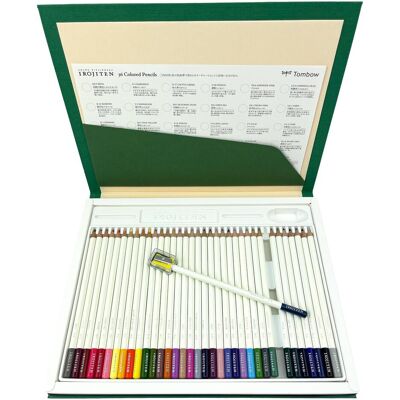 Tombow, Écriture + dessin, Crayon de couleur Irojiten (36x) Tombow, Écriture + dessin, Crayon de couleur Irojiten (36x)
