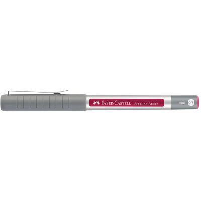 Faber-Castell, Stylo, Roller Free Ink gris 0,7 mm, Couleur d'encre : rouge, 1 pc. (1x) Faber-Castell, Stylo, Roller Free Ink gris 0,7 mm, Couleur d'encre : rouge, 1 pc. (1x)