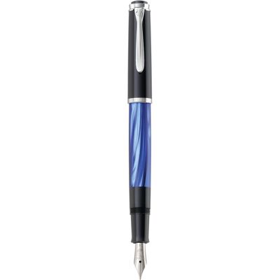 Pelikan Stylo, Stylo Plume M205 Bleu-Marm. B Étui (1x) Pelikan Stylo, Stylo Plume M205 Bleu-Marm. B Étui (1x)