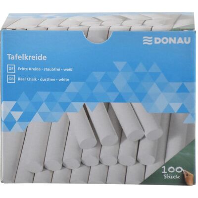 Donau, Écriture + dessin, Craie pour tableau blanc rond 100 pièces (100x) Donau, Écriture + dessin, Craie pour tableau blanc rond 100 pièces (100x)