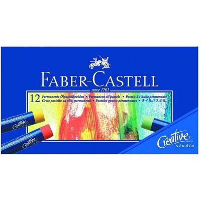 Faber-Castell, Écriture + dessin, CASTELL Pastels à l'huile étui carton 12 pcs 6 pcs (12x) Faber-Castell, Écriture + dessin, CASTELL Pastels à l'huile étui carton 12 pcs 6 pcs (12x)