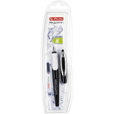 Herlitz, Stylo, Porte-plume my.pen, largeur de plume : L, noir/blancá (1x) Herlitz, Stylo, Porte-plume my.pen, largeur de plume : L, noir/blancá (1x)