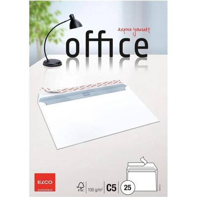 Elco, Enveloppes, Bureau des enveloppes, sans fenêtre (C5, 25x) Elco, Enveloppes, Bureau des enveloppes, sans fenêtre (C5, 25x)