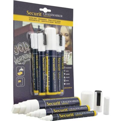 Securit, Marqueur, Marqueur à craie liquide (5x) Securit, Marqueur, Marqueur à craie liquide (5x)