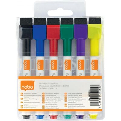 Nobo, Marqueur, Marqueur pour tableau blanc Quartett couleur (6x) Nobo, Marqueur, Marqueur pour tableau blanc Quartett couleur (6x)