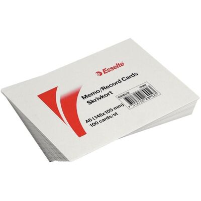 Esselte, Fiche, Fiches (A6, 100x, 170 g/m²) Esselte, Fiche, Fiches (A6, 100x, 170 g/m²)