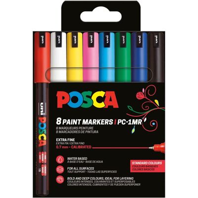 Posca, Marqueur, Basic (8x) Posca, Marqueur, Basic (8x)