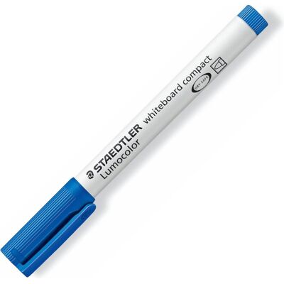 Staedtler Marqueur, Marqueur pour tableaux blancs Lumocolor 341 Largeur de trait : 1-2 mm Couleur de l'encre : bleu (1x) Staedtler Marqueur, Marqueur pour tableaux blancs Lumocolor 341 Largeur de trait : 1-2 mm Couleur de l'encre : bleu (1x)