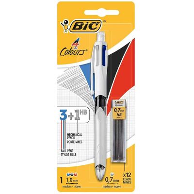 Bic, Stylo, Stylo à bille/crayon 4 couleurs (1x) Bic, Stylo, Stylo à bille/crayon 4 couleurs (1x)