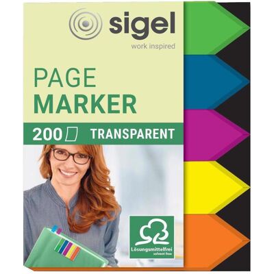Sigel, Notes adhésives, Marqueurs adhésifs - Flèches (45 x 60 mm) Sigel, Notes adhésives, Marqueurs adhésifs - Flèches (45 x 60 mm)