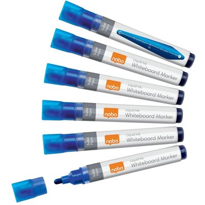 Nobo, Marqueur, N-marqueur Viscom 3mm 1915378 bleu 10 pièces (10x) Nobo, Marqueur, N-marqueur Viscom 3mm 1915378 bleu 10 pièces (10x)