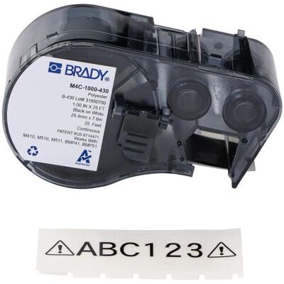 Brady, Rouleau d’étiquettes, Environnement difficile (25.40 mm) Brady, Rouleau d’étiquettes, Environnement difficile (25.40 mm)