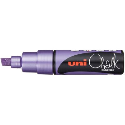 Uni-ball, Marqueur, Marqueur craie uni CHALK 8 mm Violet métallisé (1x) Uni-ball, Marqueur, Marqueur craie uni CHALK 8 mm Violet métallisé (1x)